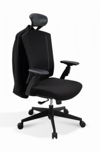 כיסא מחשב רשת גב גבוהה, כסאות שולחן למשרד ביתי עם כרית תמיכה מותנית, משענת ראש מתכווננת
