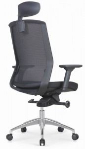 Cadeira de traballo ergonómica para ordenador de oficina Silla de escritorio de malla con respaldo alto Cadeira de xogos con soporte lumbar