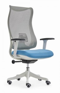 Mājas biroja Ergonomisks biroja datora darba krēsls Tīkla galda krēsls Augsta muguras jostasvietas atbalsta spēļu krēsls