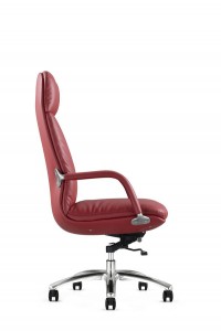 Prix ​​bon marché Chaise inclinable à dossier haut Chaise de bureau en cuir OC-6352