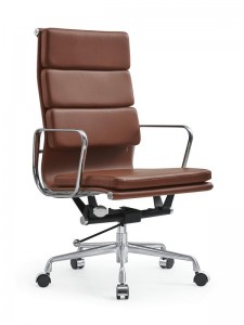 ເຟີນິເຈີຫ້ອງການ ຜູ້ຈັດການລໍ້ເລື່ອນທີ່ສາມາດປັບໄດ້ Boss Executive Chairs PU Leather Office OC-6689