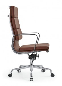 ריהוט משרדי מנהל מסתובב מתכוונן Boss Executive כסאות משרדיים עור PU OC-6689