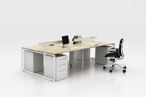 Didmeninė prekyba naujais baldais bendrojo naudojimo biuro stalas, moderni darbo vieta