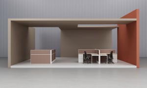 Modern Office Desk Furniture Melamine 4 Person Workstations Ofîsa