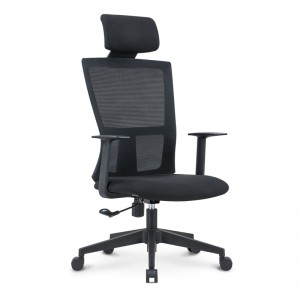upuan office furniture Mesh Back Tilter Chair na may Adjustable Headrest