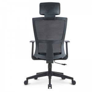 стілець офісні меблі Mesh Back Tilter Chair with Adjustable Headrest