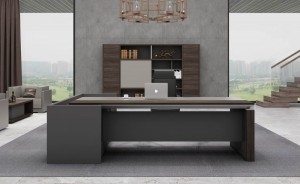 الصين الصانع طاولة مكتب خشبية L الشكل Ceo مكتب تنفيذي للمكتب