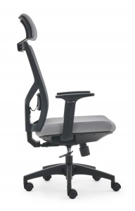 Magas háttámla deréktámasz ergonomikus számítógépes hálós szék kényelmes forgó executive manager irodai székek OC-4852