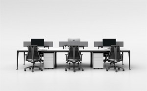Table Desk Station Staff Furniture Small Appearance System Office Workstation