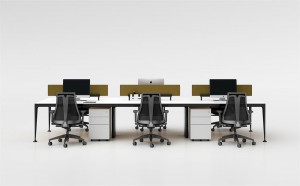 Table Desk Station Staff Furniture Small Appearance System Office Workstation