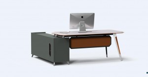 Mobiliario de oficina do CEO Últimos deseños de mesas de oficina escritorio de melamina
