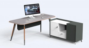 सीईओ ऑफिस फर्निचर नवीनतम ऑफिस टेबल डिझाईन मेलामाइन ऑफिस डेस्क