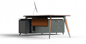 CEO канцелариски мебел најнов дизајн на канцелариска маса канцелариско биро од меламин