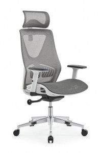 Nízká cena nastavitelná otočná ergonomická kancelářská židle ze síťoviny s vysokým opěradlem OC-6369