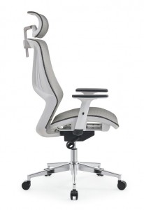 Недорогой регулируемый поворотный эргономичный сетчатый офисный стул с высокой спинкой OC-6369