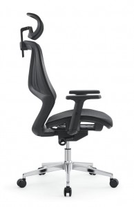 Ցածր գնով բարձր մեջքով կարգավորվող պտտվող էրգոնոմիկ ցանցային գրասենյակային աթոռ OC-6369