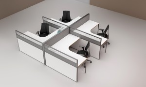 Titun dide Work Station Office Iduro Furniture Modern Work Onigi Table Design Office Workstation