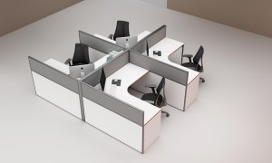 Titun dide Work Station Office Iduro Furniture Modern Work Onigi Table Design Office Workstation