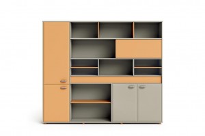 Economic Office Storage Cabinet Modern Office Desk with Filing Cabinet