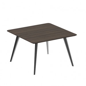 WorkTrend 6' Tapered Angled Steel Leg Boat Shap Table Conference