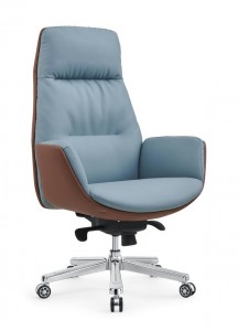 Kinijos gamybos vadovo odinė pasukama biuro kėdė biuro baldams OC-5258