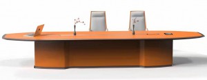 Premium yangi texnologiyali tejamkor ofis konferentsiya stoli yoki yig'ilish stoli davra suhbati
