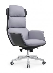 EKONGLONG луксозен офис стол от изкуствена кожа, въртящ се директорски стол за шеф мениджър OC-5241