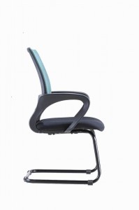 Homall Office Chaise de bureau ergonomique en maille à dossier moyen avec support en bois et accoudoir