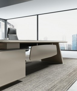 commercial office desk CEO boss table and cabinet computer table desk home office ceo office desk set