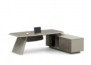 commercial office desk CEO boss table and cabinet computer table desk home office ceo office desk set