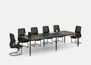 Tavolina konferencash me stil të ri të personalizuar Tavolinë takimi për mobiljet e zyrës së sallës së mbledhjeve
