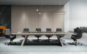 Multifunkčný kancelársky nábytok Moderný zasadací stôl MDF Kancelársky konferenčný stolík