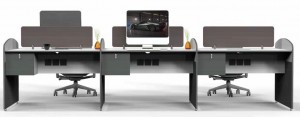 Lae prys Europese styl moderne voorkoms en algemene gebruik multi meubel stelle oop werkspasie kantoor lessenaars