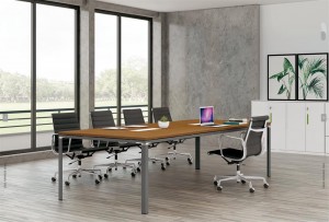 Simple Fashion Style Melamine Office Furniture 6 Persons Staff Workstation