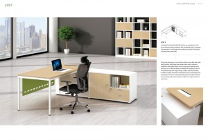 Globálna séria Open Concept Office Workstation pre 6 osôb