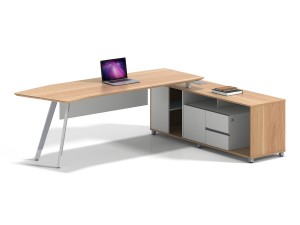 Modilè Open Plan Workstation Biwo Table Seri