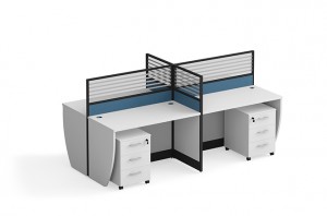 penyesuaian bingkai aluminium partition kaca pejabat OP-5013