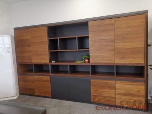 classeur en bois de grande armoire de couleur de taille personnalisée FC-5589