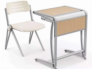 custom size color school furniture study desk and chair ST-4149