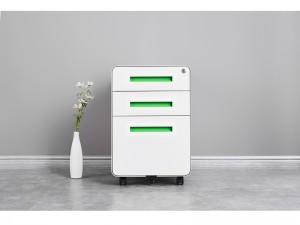 green metal cabinet metal cabinet with 3 door FC-2021