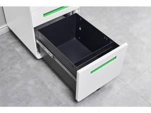 green metal cabinet zitsulo kabati ndi 3 khomo FC-2021