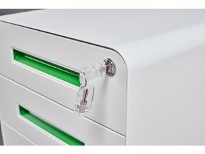 kabinet logam hijau kabinet logam dengan 3 pintu FC-2021