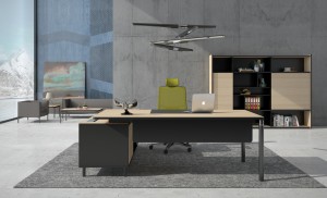 Factory supply durable wooden modern executive office desk for homeoffice