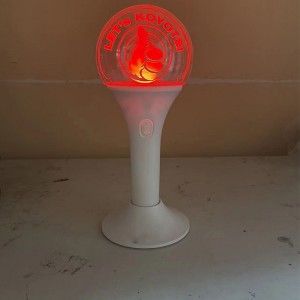 Tongkat Lampu Kpop Bola Akrilik OEM dengan logo yang disesuaikan