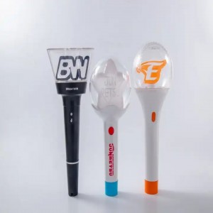 Customized LOGO Ball Shape Acrylic Light Stick For Fans Club Cheering Prop