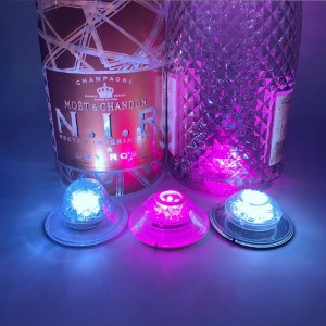 OEM LED Bottle Light ແສງເຖິງສະຕິກເກີ Bottle Coster