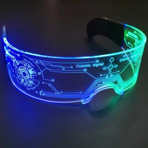 عینک های LED سفارشی شیشه های نورانی برای مهمانی