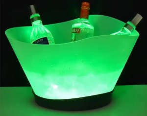 Large Capacity Led Ice Bucket for Party