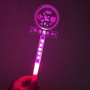 අභිරුචිකරණය කරන ලද ප්‍රසංග මුක්කු Led Light Stick