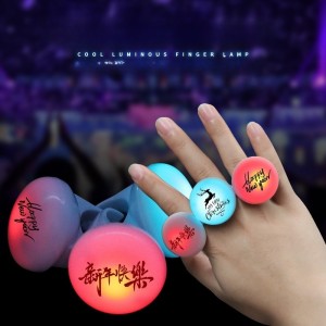 Custom Party Led Flashing Finger Ring Promotion Gifts